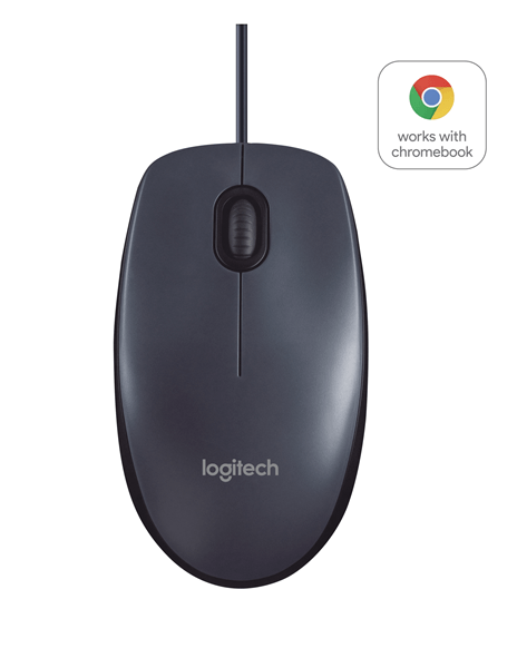RATON LOGITECH OPTICO B100 NEGRO USB