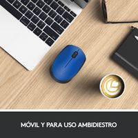 Miniatura 7 de RATON LOGITECH INALAMBRICO M171 AZUL/NEGRO