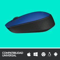 Miniatura 8 de RATON LOGITECH INALAMBRICO M171 AZUL/NEGRO