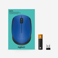 Miniatura 12 de RATON LOGITECH INALAMBRICO M171 AZUL/NEGRO
