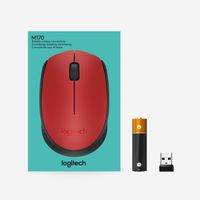 Miniatura 8 de RATON LOGITECH INALAMBRICO M171 ROJO/NEGRO