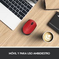Miniatura 10 de RATON LOGITECH INALAMBRICO M171 ROJO/NEGRO