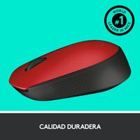 Miniatura 12 de RATON LOGITECH INALAMBRICO M171 ROJO/NEGRO