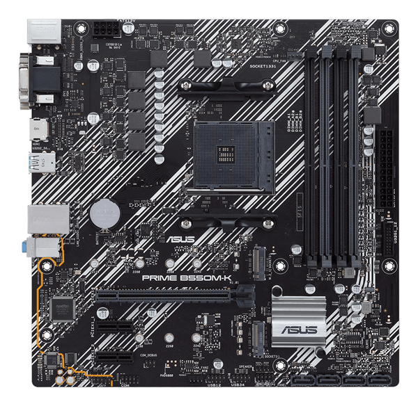 PLACA AMD RYZEN ASUS B550M-K PRIME AM4 DDR4 PCX3.0 MATX HDMI DVI