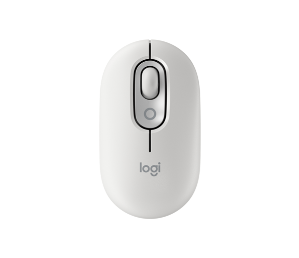POP Mouse with emoji OFF WHITE