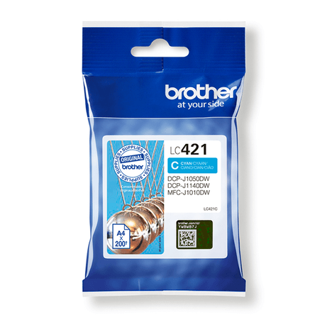 Brother Cartucho LC421C Cyan - Imagen 1 de 6 Brother Cartucho LC421C Cyan - Imagen 1 de 6