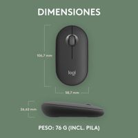 Miniatura 18 de PEBBLE MOUSE 2 M350S GRAPHITE TONAL BT N/A EMEA-808 DONGLELE SS