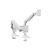 Miniatura 1 de 17 -35  Heavy-Duty Dual Monitor Desk Mount Bracket  White