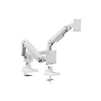 Miniatura 2 de 17 -35  Heavy-Duty Dual Monitor Desk Mount Bracket  White