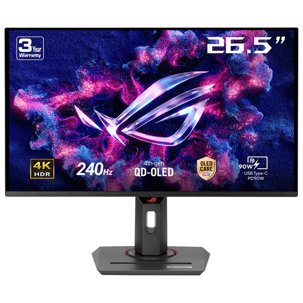 MONITOR ASUS 27" ROG STRIX OLED XG27UCDMG 4K QD-OLED, 240HZ, NEGRO