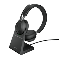 Miniatura 1 de Jabra - Evolve2 65 Auriculares Inalámbrico Diadema Oficina/Centro de llamadas USB tipo A Bluetooth Negro