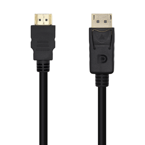 AISENS-Cable-Conversor-DisplayPort-A-HDMI-DP-M-HDMI-M-Negro-1.0m