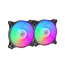 VENTILADOR-12CM-MARS-GAMING-MFDUO-KIT-2VENT.-FRGB-RAINBOW-360º-NEGRO
