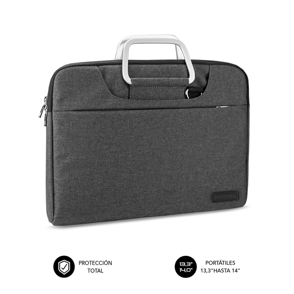 MALETIN PORTATIL SUBBLIM BISINESS 13.4-14" SLEEVE GREY