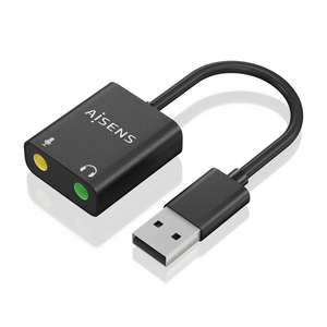Aisens---Conversor-Usb-A-A-Audio-48Khz-Usb-A-M-2Xjack-3.5-H-Negro-1