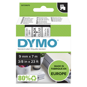 D1---CINTAS-DYMO-9MMX7M-NEG-TRANS