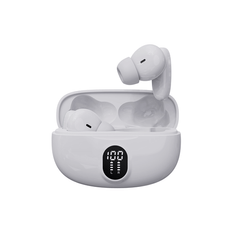 AURICULARES BLUETOOTH DENVER INALAMBRICOS CON EFECTO DE LUZ BLANCO