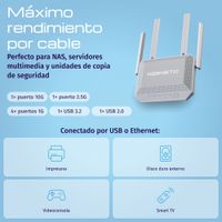 Miniatura 4 de Keenetic Titan Router BE7200 WiFi 7 Mesh mGb 1×10G