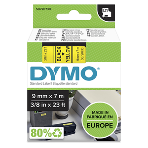 D1---CINTAS-DYMO-9MMX7M--NEG-AMAR