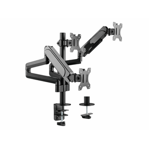 SOPORTE-PANTALLA-PARA-MESA-TRES-BRAZOS-3-PANTALLAS--17----27--ALUMINIO-MUELLE-DE-GAS-INCLINABLE-Y-GIRATORIO-MAX-VESA-100X100