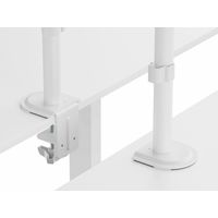 Miniatura 4 de SOPORTE DE MESA EQUIP 650167 PARA 2 PANTALLAS 17"-32" BRAZO INCLINABLE Y GIRATORIO 360 COLOR BLANCO