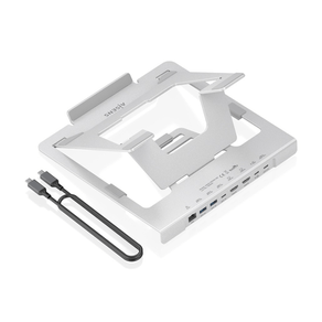 AISENS---SOPORTE-DE-SOBREMESA-AJUSTABLE-PARA-PORTATIL---TABLET-CON-USB-C-DOCKING-7-EN-1-GRIS