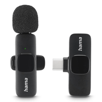 Miniatura 1 de MICROFONO HAMA SMART WIRELESS GADGET USB-C CANCELACION RUIDO IA PATRON OMNIDIRECCIONAL PINZA NEGRO