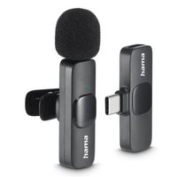 Miniatura 3 de MICROFONO HAMA SMART WIRELESS GADGET USB-C CANCELACION RUIDO IA PATRON OMNIDIRECCIONAL PINZA NEGRO