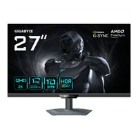 Miniatura 2 de MONITOR GIGABYTE 27" G27Q2,SS IPS,2560X1440 (QHD),16:9,0.5MS,IPS,1000:1,210HZ,2HDMI+1DP+1USB2.0+1 TYPE C,AJUSTABLE,NEGRO