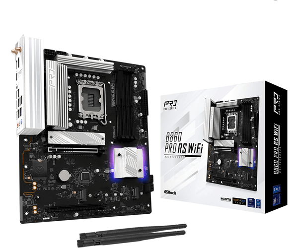 ASROCK Intel B860 Pro RS WiFi LGA 1851 (Socket V1)