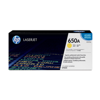 TONER CARTRIDGE 650A YELLOW FOR COLOR LASERJ ET