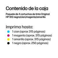 Miniatura 14 de PACK TINTA HP 912 CMYK