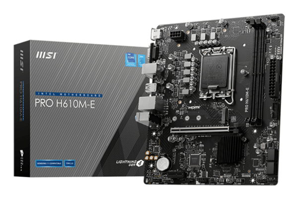 Placa Intel MSI PRO H610M-E LGA 1700