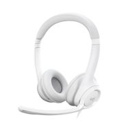 Miniatura 2 de HEADSET LOGITECH H390 MICROFONO CON SUPRESION DE RUIDO USB COLOR BLANCO P/N: 981-001286