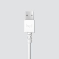 Miniatura 6 de HEADSET LOGITECH H390 MICROFONO CON SUPRESION DE RUIDO USB COLOR BLANCO P/N: 981-001286
