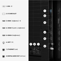 Miniatura 13 de Televisor HISENSE 55"  55U7SE ULED 4K Ultra HD