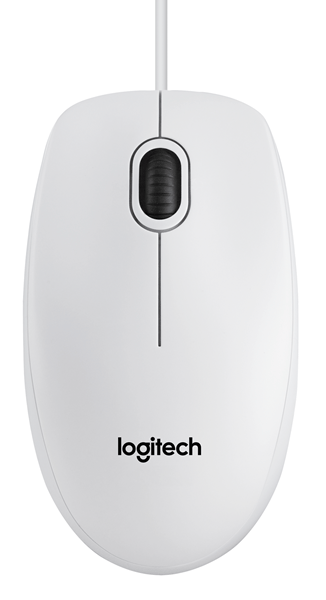 RATON LOGITECH OPTICO B100 BLANCO USB