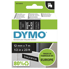 D1---CINTAS-DYMO-12MMX7M-BLANC-NEG