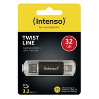 Miniatura 4 de Intenso 3539480 Lápiz USB 3.2 32Gb Twist Line A+C
