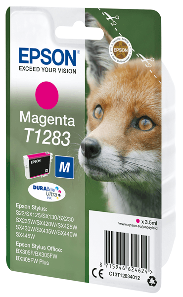 CARTUCHO EPSON MAGENTA T1283 C13T12834012