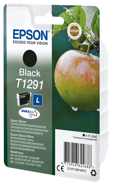 CARTUCHO EPSON NEGRO SX420W/425W T1291 C13T12914012