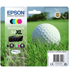 MULTIPACK-4-COLOURS-34XL-DURABRITE-GOLF-BA-LL