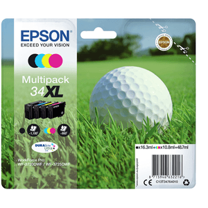 MULTIPACK-4-COLOURS-34XL-DURABRITE-GOLF-BA-LL