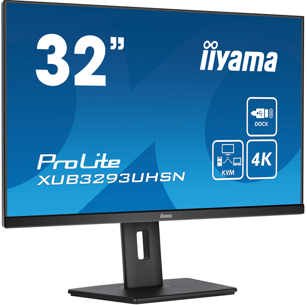 IIYAMA XUB3293UHSN-B5 ProLite 31.5" LCD IPS 4K Ultra HD HDMI Altavoces