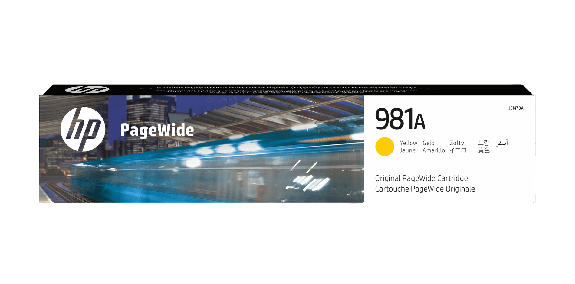 HP PageWide n?981A, Cartucho Amarillo