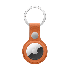 AirTag-FineWoven-Key-Ring---Fox-Orange