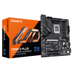 GIGABYTE-Intel--Z890-D-PLUS-Placa-Base-–-Compatible-con-procesadores-Intel-Core-Ultra--Serie-2--VRM-de-12-1-2-fases-hasta-9466-MHz-DDR5--OC--1x-PCIe-5.0-M.2---3x-PCIe-4.0-M.2-LAN-2.5-GbE-USB-3.2-Gen-2-LGA-1851--Socket-V1-