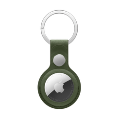 AirTag FineWoven Key Ring - Moss