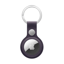 AirTag FineWoven Key Ring - Midnight Purple