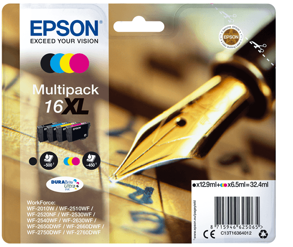 CARTUCHO EPSON MULTIPACK 4 COLORES 16XL C13T16364022
